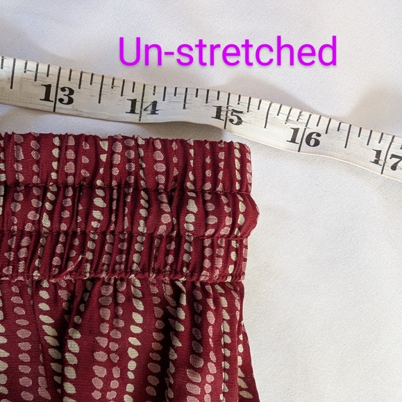 3 pc Maroon Salwar Suit With Printed Design - XL size - Picture 10 of 16